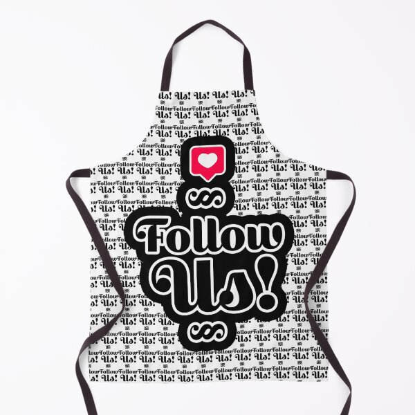 Item preview, Follow Us - Red heart designed and sold by ShabayekShop.