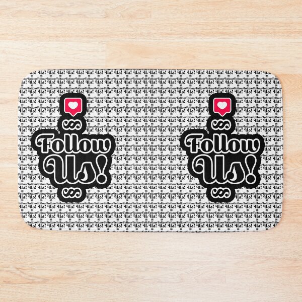 Item preview, Follow Us - Red heart designed and sold by ShabayekShop.