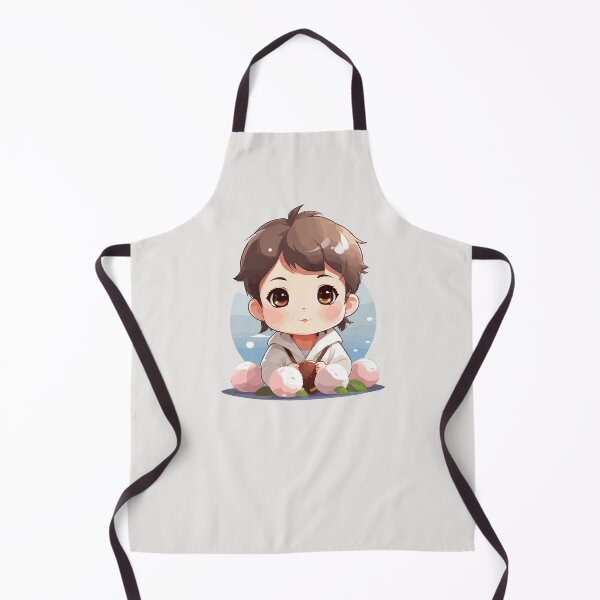 Item preview, Mochi Moments: Cute Boy Delights in Adorable Mochi Eating designed and sold by InkInspiratons.