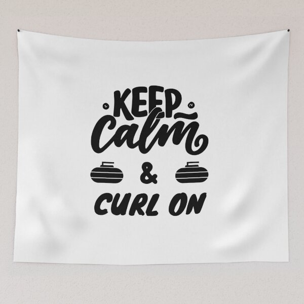 Item preview, Keep Calm and Curl On designed and sold by RuyaFab.