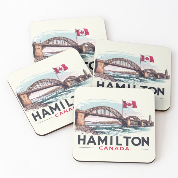 Item preview, Hamilton Ontario Canada Watercolour designed and sold by HowToCanadian.