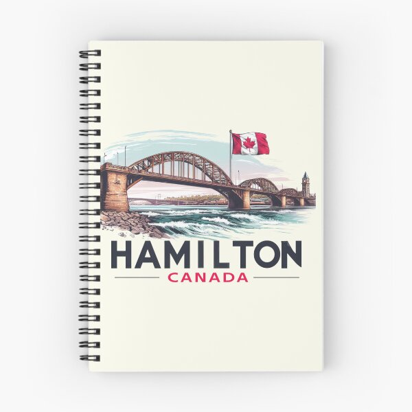 Item preview, Hamilton Ontario Canada Watercolour designed and sold by HowToCanadian.