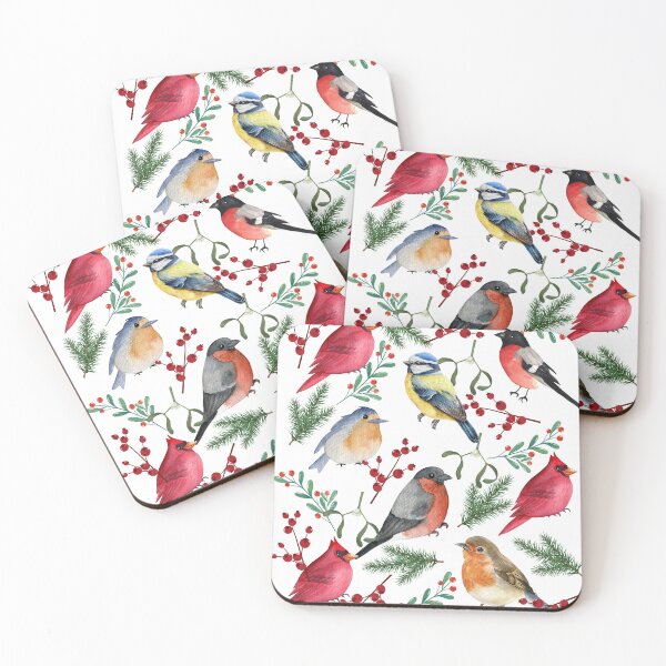 Item preview, Cute winter birds designed and sold by AnulaArt.