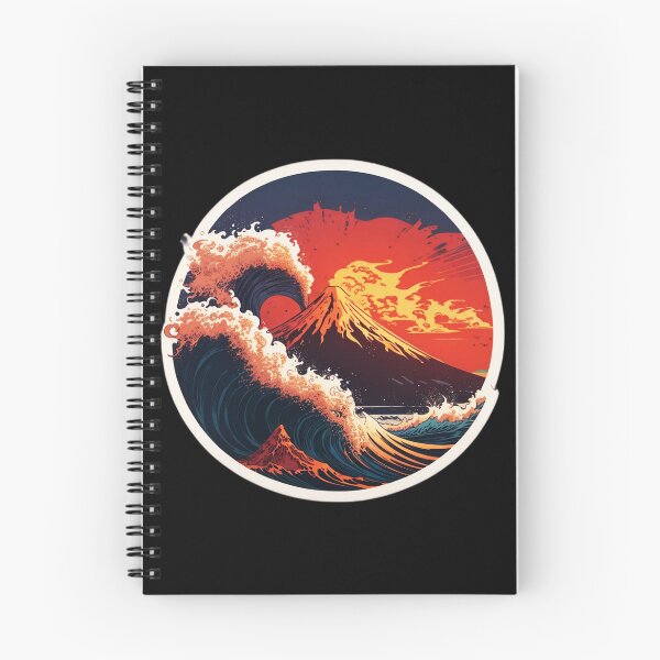 Item preview, Vintage Volcano Eruption and Tsunami in Hawaii designed and sold by NautiChic.