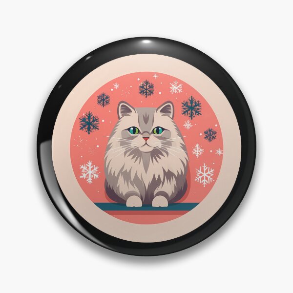 Item preview, Siberian Cat Xmas Ornament, Love Cats designed and sold by Logiamerch.