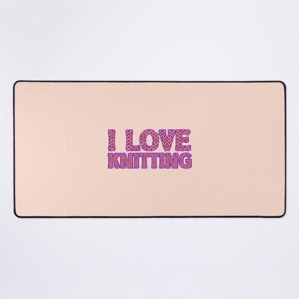 Item preview, of I love knitting designed and sold by trudette.