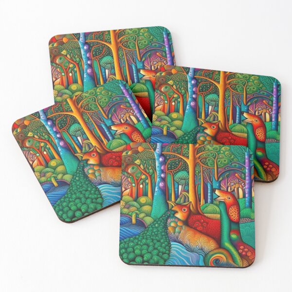 Item preview, Animals at the forest stream designed and sold by George Hutton Hunter.