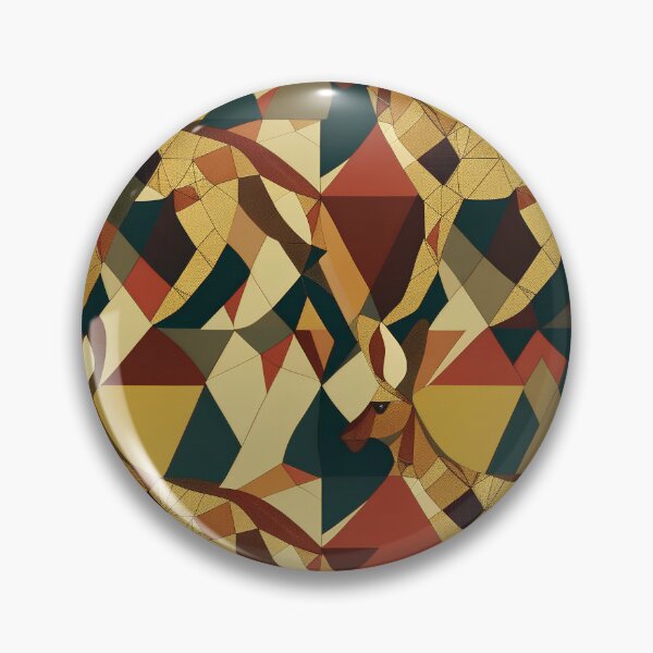 Item preview, Geometric Brown Kangaroo Pattern designed and sold by Geonimalia.