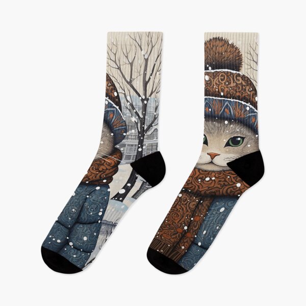 Item preview, Cat in Hat Funny Christmas Cat Lover Gift designed and sold by SecretDicer.