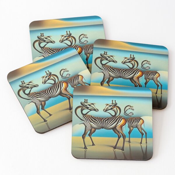 Item preview, Antelopes reflecting Zebras designed and sold by George Hutton Hunter.