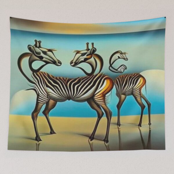 Item preview, Antelopes reflecting Zebras designed and sold by George Hutton Hunter.