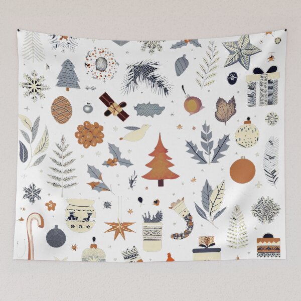 Item preview, Christmas Pattern - non-traditional designed and sold by nautilusart.