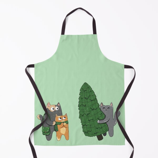 Item preview, Cats Buying A Christmas Tree Print designed and sold by Julia Sol.