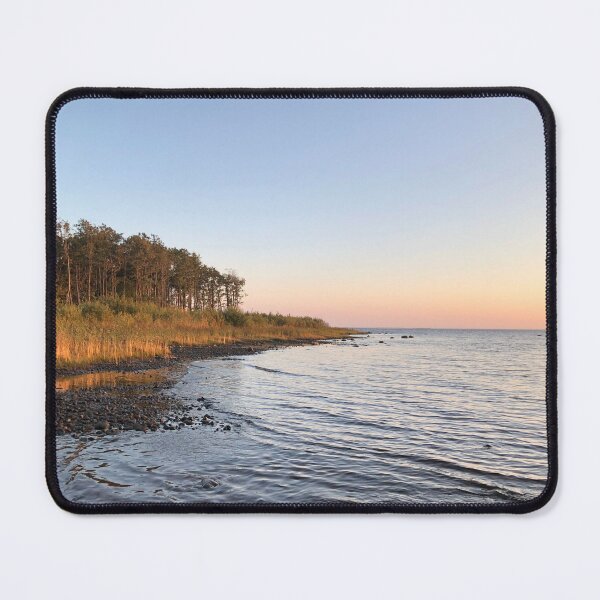 Item preview, lake shore, autumn landscape, calm  water designed and sold by mrivserg.