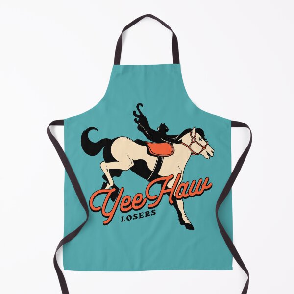 Item preview, Yee Haw Black Cat in blue designed and sold by charcoalcatco.