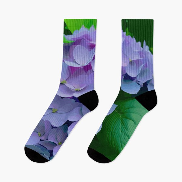 Item preview, Purple Hydrangea Blossoming Flowers designed and sold by Vicky Brago-Mitchell®.