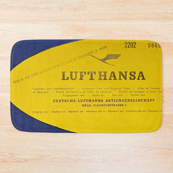 Item preview, Old airline tickets from the 60s, retro airline advertising designed and sold by RoyalTarget.