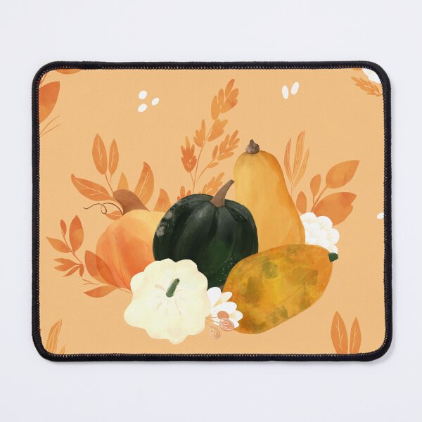 Artikelvorschau, Herbst kürbis mit Blumen Auswahl Abundance Thanks Giving orange entworfen und verkauft von Caroline Rausch.