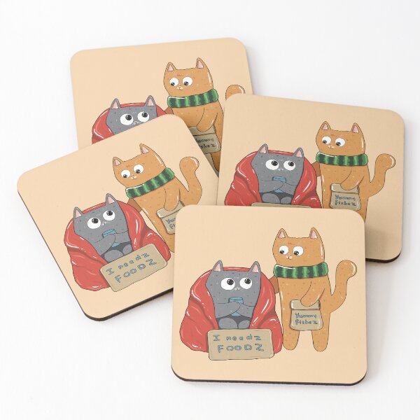 Item preview, Christmas Kindness Kitties Print designed and sold by Julia Sol.