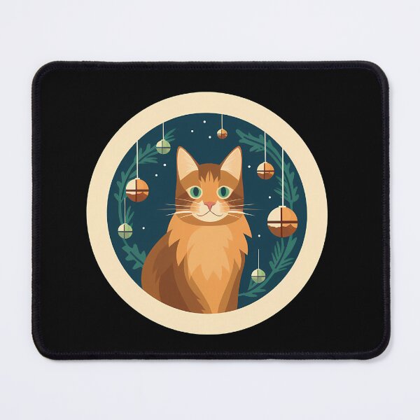Item preview, Somali Cat Xmas Ornament, Love Cats designed and sold by Logiamerch.