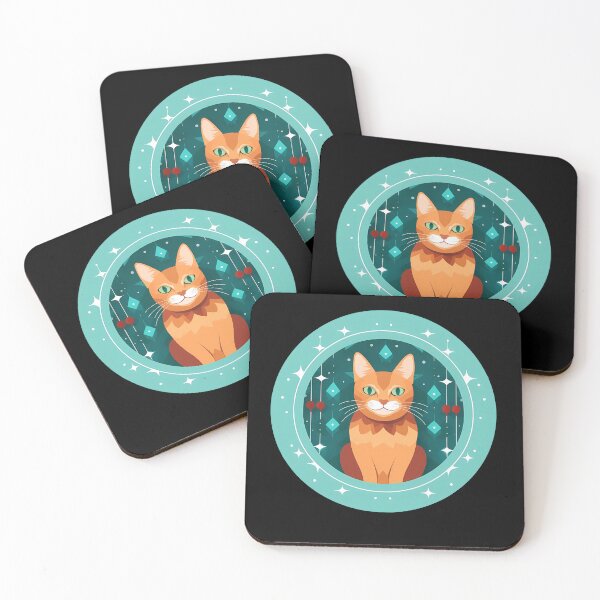Item preview, Somali Cat Xmas Ornament, Love Cats designed and sold by Logiamerch.
