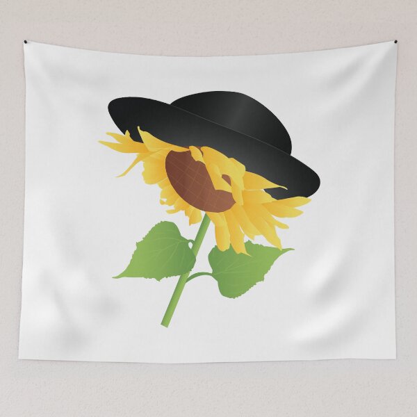 Item preview, Sunflower wearing a hat designed and sold by nongengz.