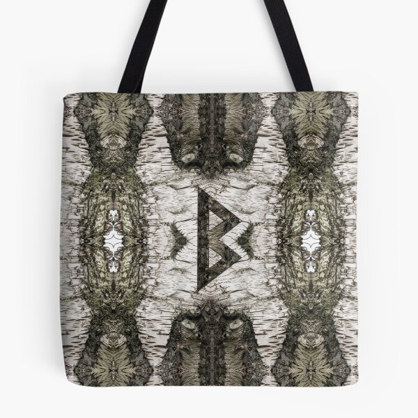 Item preview, Berkana Celtic Rune on Birch Bark designed and sold by k9printart.