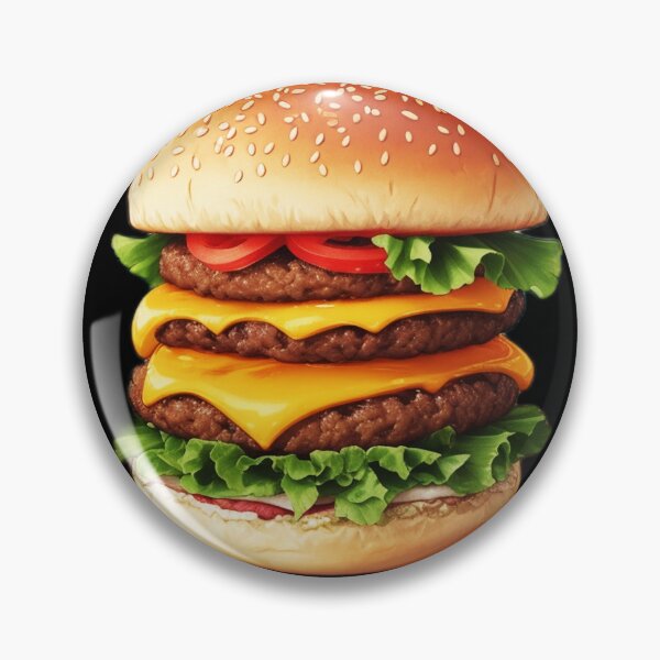 Item preview, Tasty Triple Cheeseburger for Foodies designed and sold by Ridiculam Toga.
