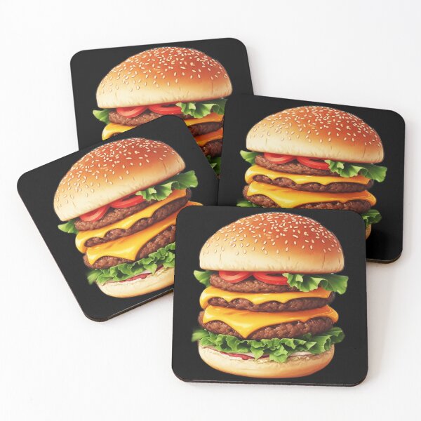Item preview, Tasty Triple Cheeseburger for Foodies designed and sold by Ridiculam Toga.