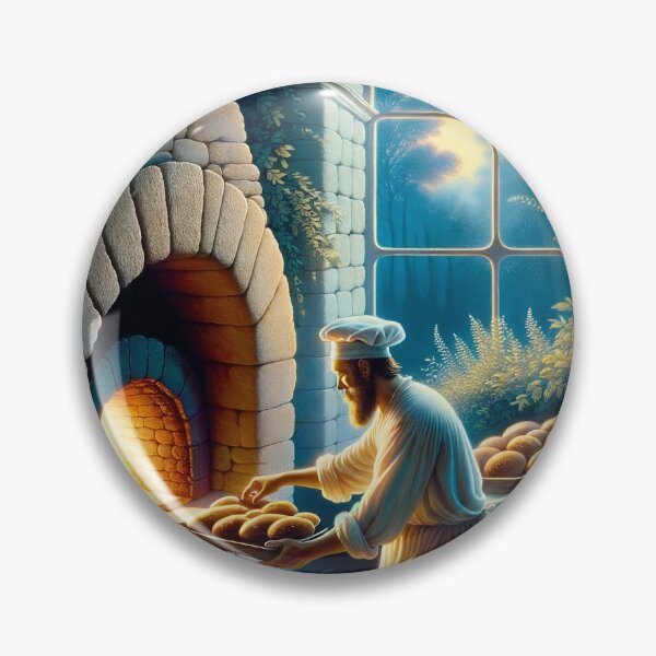 Item preview, Moonlit Baker in the Quiet of the Night designed and sold by PictorialWhimsy.