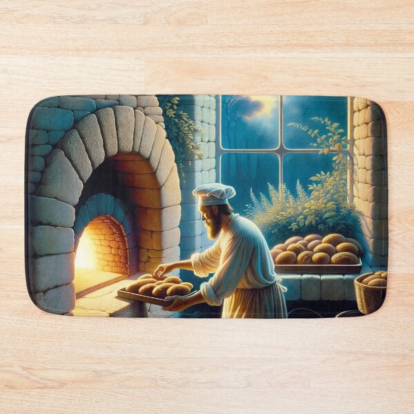Item preview, Moonlit Baker in the Quiet of the Night designed and sold by PictorialWhimsy.