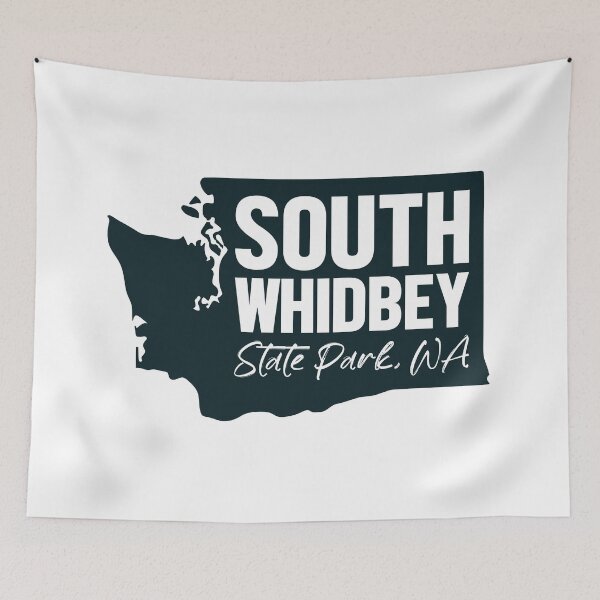 Item preview, South Whidbey State Park Washington Map designed and sold by bivenart.
