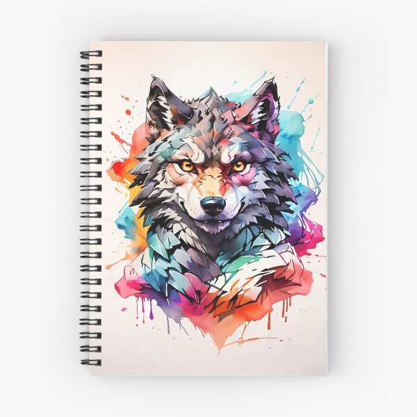 Item preview, High quality wolf painting designed and sold by RAILGUNWII.