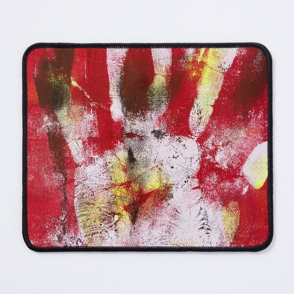 Item preview, Hands Up Mixed Media Monoprint designed and sold by vallisrowe.