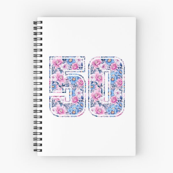 Item preview, 50th Birthday, floral number 50, woman’s designed and sold by iclipart.