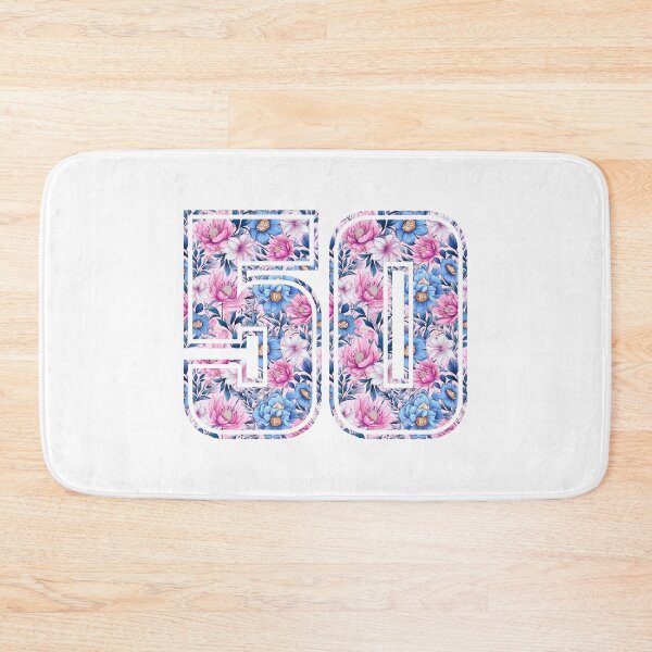 Item preview, 50th Birthday, floral number 50, woman’s designed and sold by iclipart.