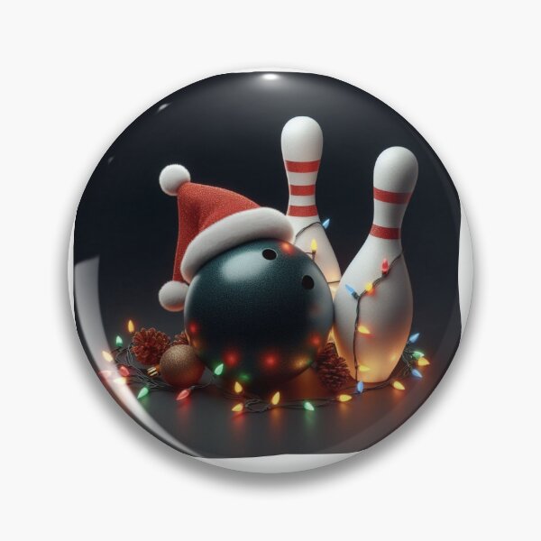 Item preview, Festive Bowling Ball and Santa Cone Spectacle designed and sold by HeadTurningArt.