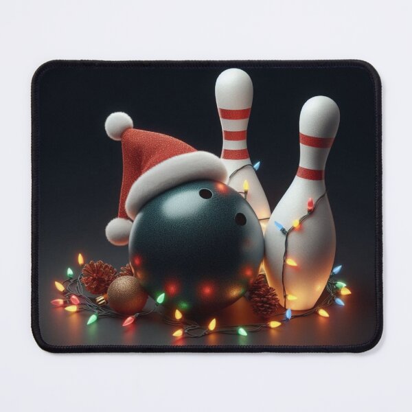 Item preview, Festive Bowling Ball and Santa Cone Spectacle designed and sold by HeadTurningArt.