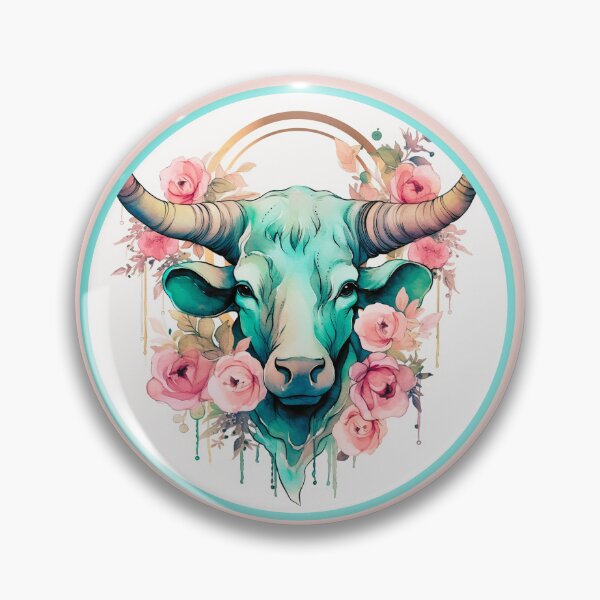 Item preview, Taurus  zodiac- Horescope/SunSign Theme  on pink back ground designed and sold by CosmicNook1.
