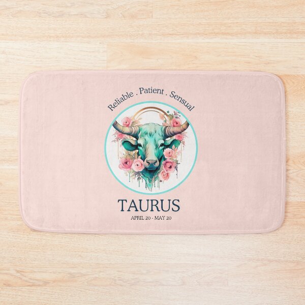 Item preview, Taurus  zodiac- Horescope/SunSign Theme  on pink back ground designed and sold by CosmicNook1.