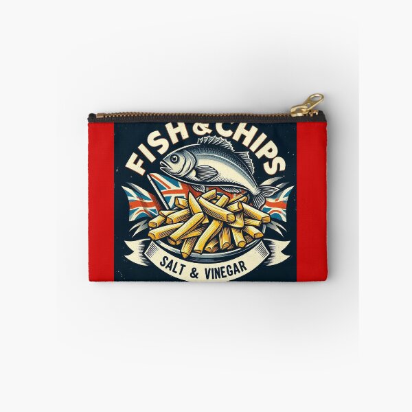 Item preview, British Fish n Chips logo designed and sold by PickledjoArt.