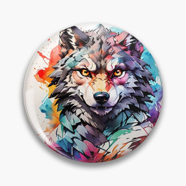 Item preview, High quality wolf painting designed and sold by RAILGUNWII.