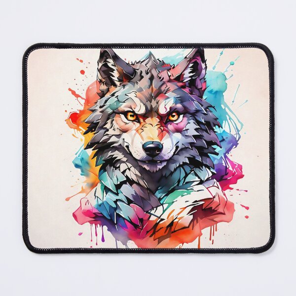 Item preview, High quality wolf painting designed and sold by RAILGUNWII.