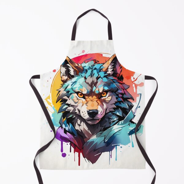 Item preview, High quality wolf painting designed and sold by RAILGUNWII.