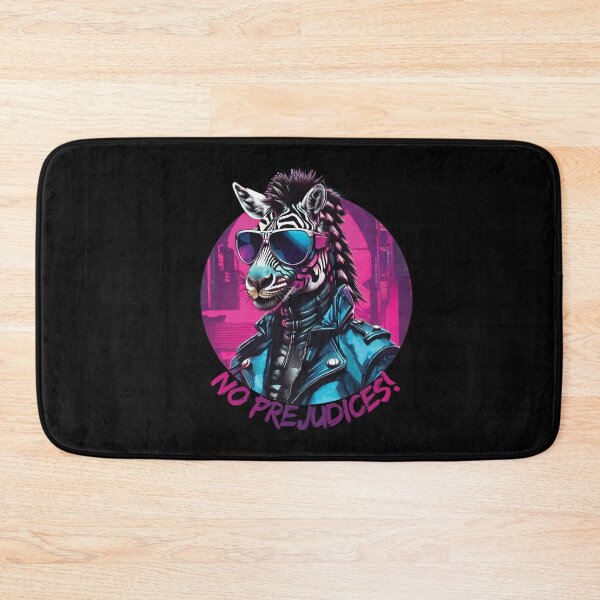 Item preview, Synthwave zebra in sunglasses - No prejudices! designed and sold by HarridanCreates.