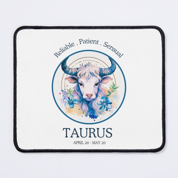Item preview, Taurus  zodiac- Horescope/SunSign Theme  on white back ground designed and sold by CosmicNook1.