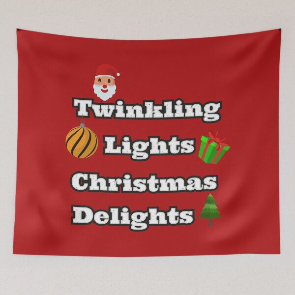 Item preview, Twinkling Lights Christmas Delights designed and sold by PugazhLogan.