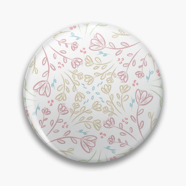 Item preview, Spring Delicate Floral Pattern - white background  designed and sold by AlinaSCorner.