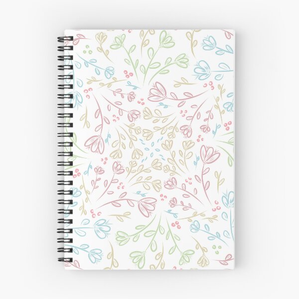 Item preview, Spring Delicate Floral Pattern - white background designed and sold by AlinaSCorner.