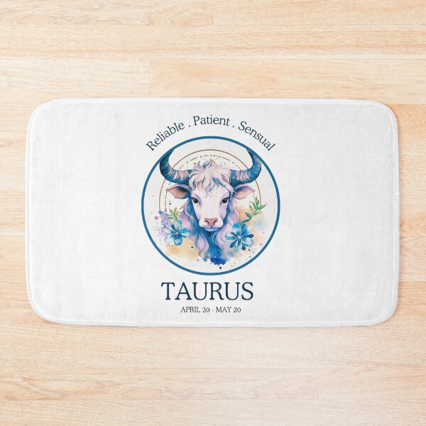 Item preview, Taurus  zodiac- Horescope/SunSign Theme  on white back ground designed and sold by CosmicNook1.